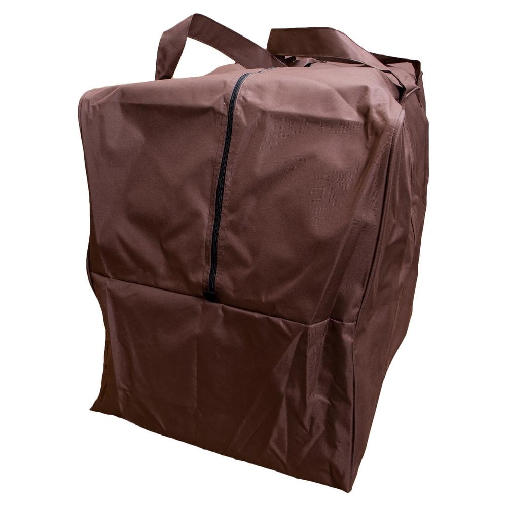 Mocha Cappuccino 48 Inch Water-Resistant Patio Cushion Storage Bag