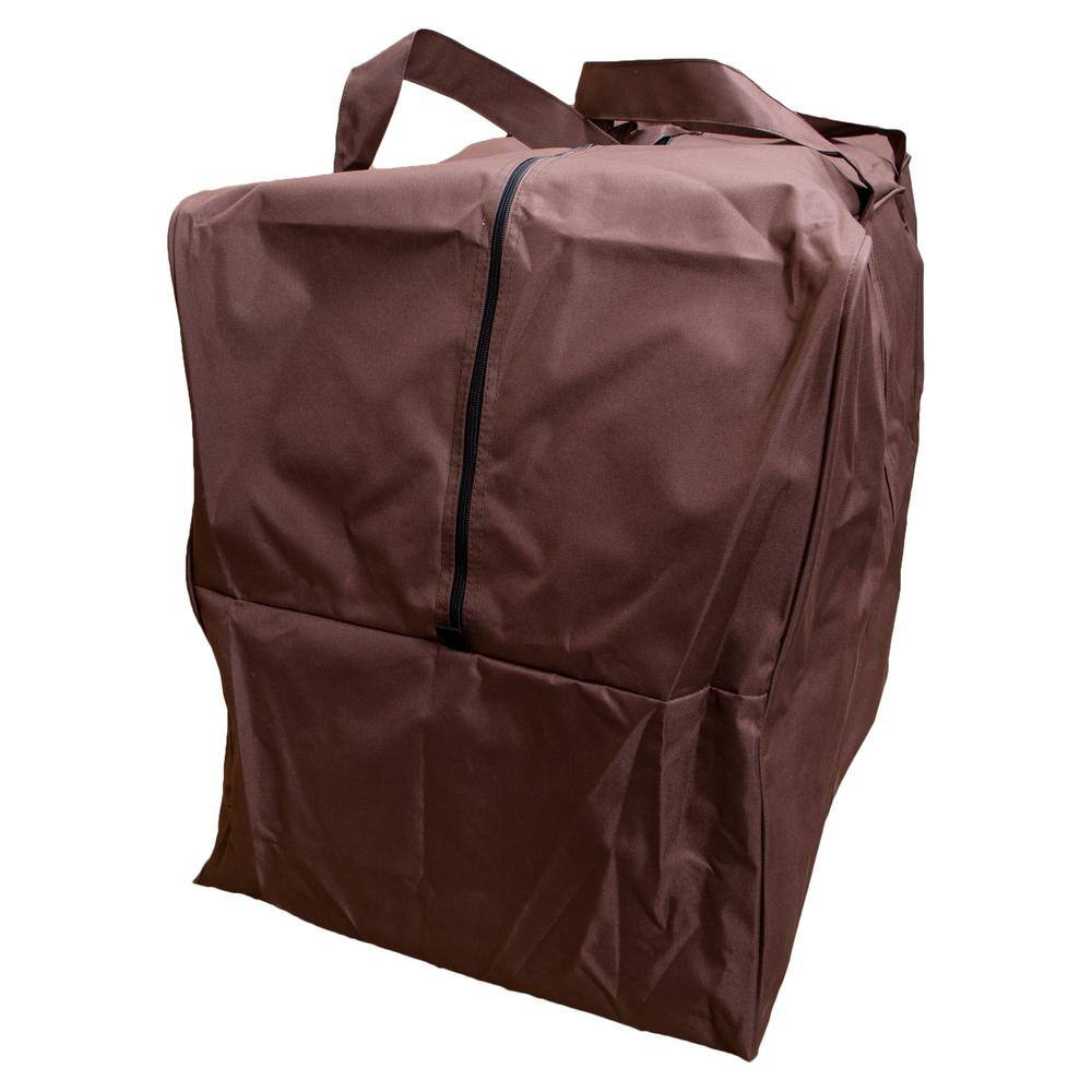Mocha Cappuccino 58 Inch Polyester Cushion Storage Bag