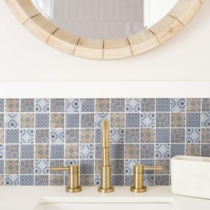 Classico 2 in. Square Mix 11-3/4 in. x 11-3/4 in. Porcelain Mosaic Tile (9.8 sq. ft./Case)