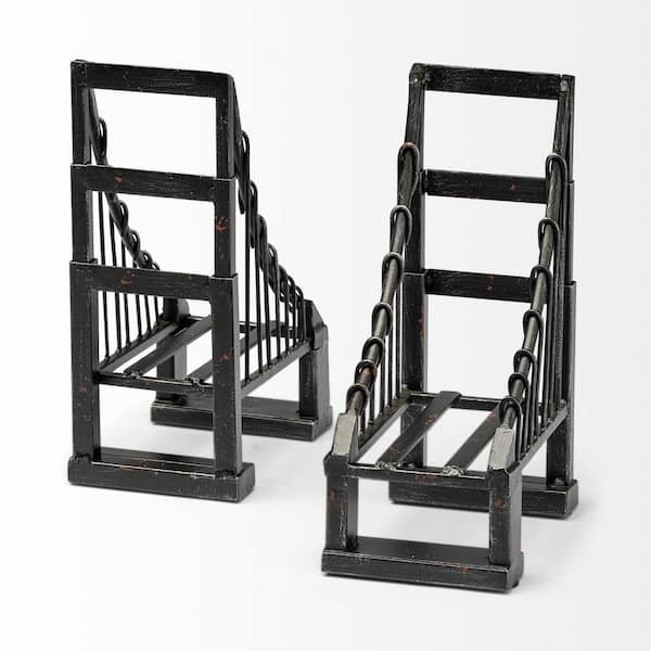 Vintage Look Suspension Bridge Bookends Vintage Look Suspension Bridge Bookends