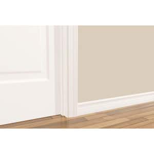 7/16 in. x 3-1/4 in. x 96 in. Primed Finger-Jointed Wood Baseboard Moulding