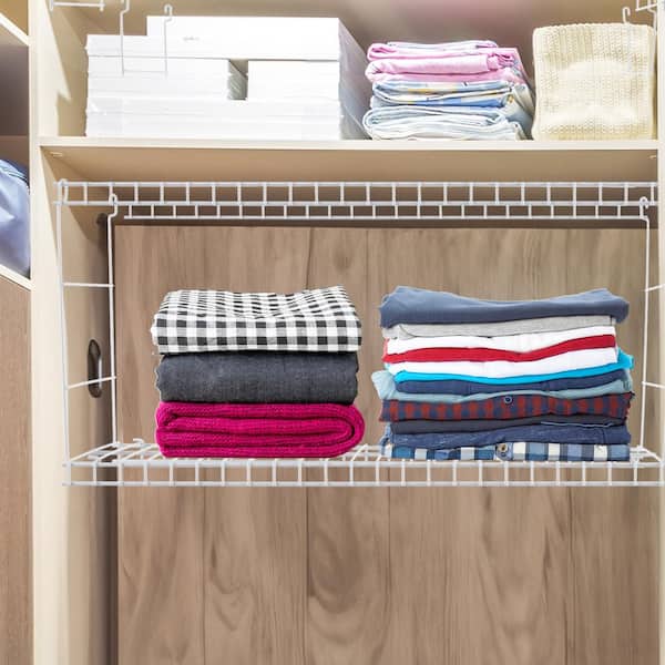 Rubbermaid W Steel Universal Wire Closet System Added