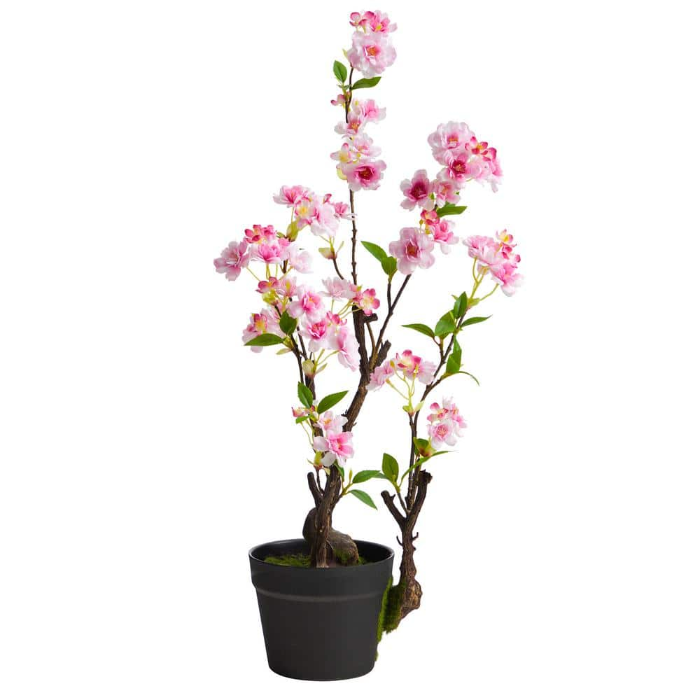 Nearly Natural 2.5 ft. Cherry Blossom Artificial Plant P1502 - The Home ...