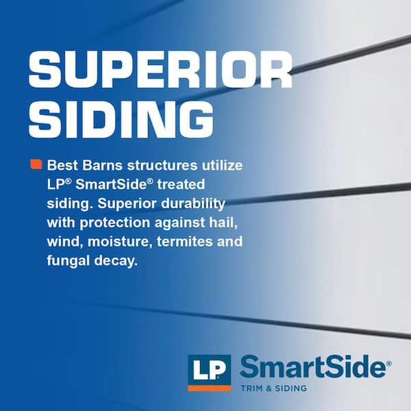 Handcrafted Homestead 12 ft. x 16 ft. Wood Barn Kit with Roomy Loft