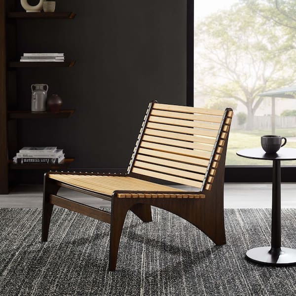 Axol Coffee and Sand Lounge Chair