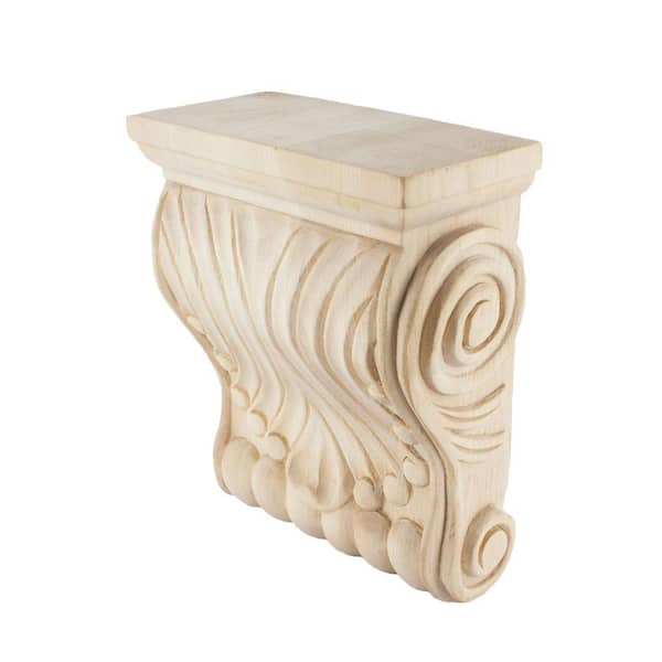 Ornamental Mouldings Maple Scroll Counter Support Corbel 5-1/2 X 4