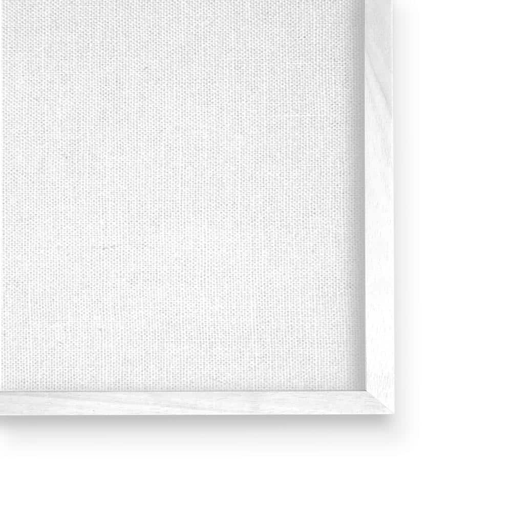 Play Learn Read Grow Multicolor Canvas Print with White Frame
