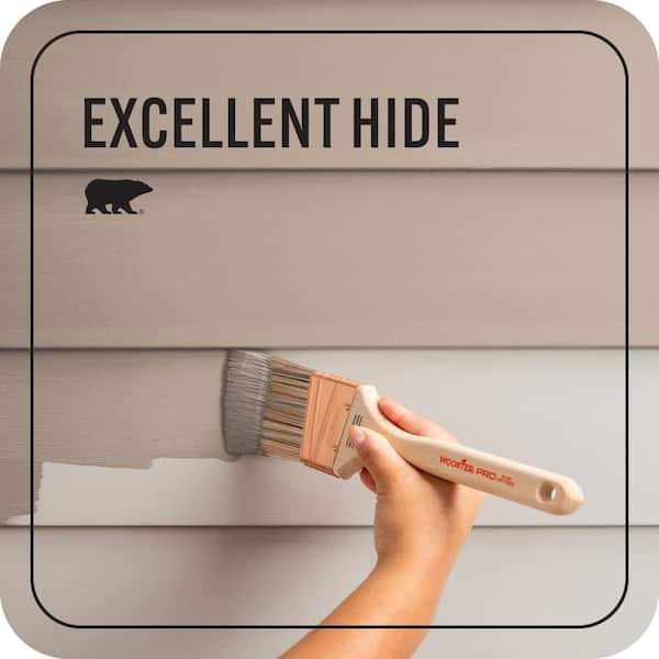 BEHR PREMIUM PLUS 1 gal. #N190-4 Rugged Tan Flat Exterior Paint