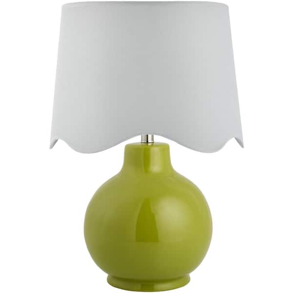 Livabliss Doheny DOH-012 22 in. H x 15 in. W x 15 in. D Accent Table Lamp, White