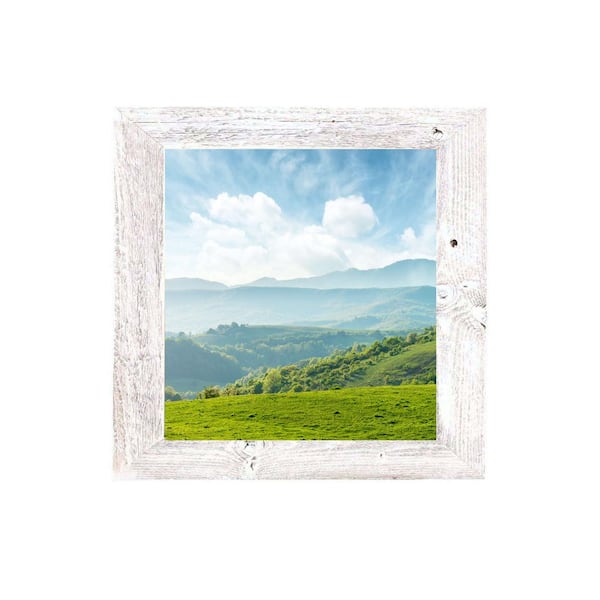 Our 1 Best Seller 8 X 8 Picture Frame, Rustic Weathered White With Routed  Edges, Square Picture Frame, Home Decor, Rustic Wood Frame 
