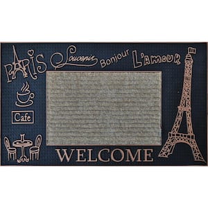 1'6x2'6 Welcome to Our Home Mat Tan - Apache Mills