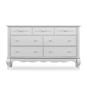 Aurora Akoya Grey Pearl Double Dresser (7-Drawer)