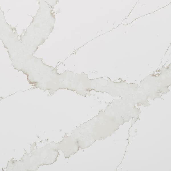 STONEMARK 4 in. x 4 in. Quartz Countertop Sample in Calacatta Goa P-QSL ...