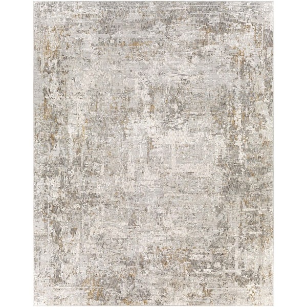 Carmel Brown Modern Abstract 6 ft. 7 in. x 9 ft. 6 in. Area Rug