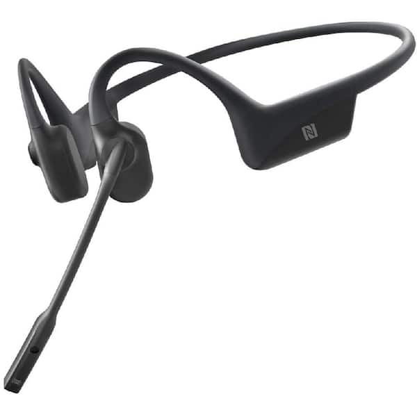 AfterShokz OpenComm Bone Conduction Stereo Headset is Designed for Communication ASC100-S-BK-US - The Home Depot