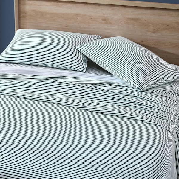 Nautica Skippers Island Cotton Percale 4-Piece Sheet Set, Full