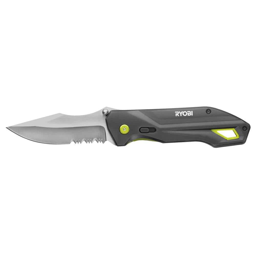 Photos - Tool Kit Ryobi Spring Assisted Folding Knife with 3.25 in. Blade RFK35A1 