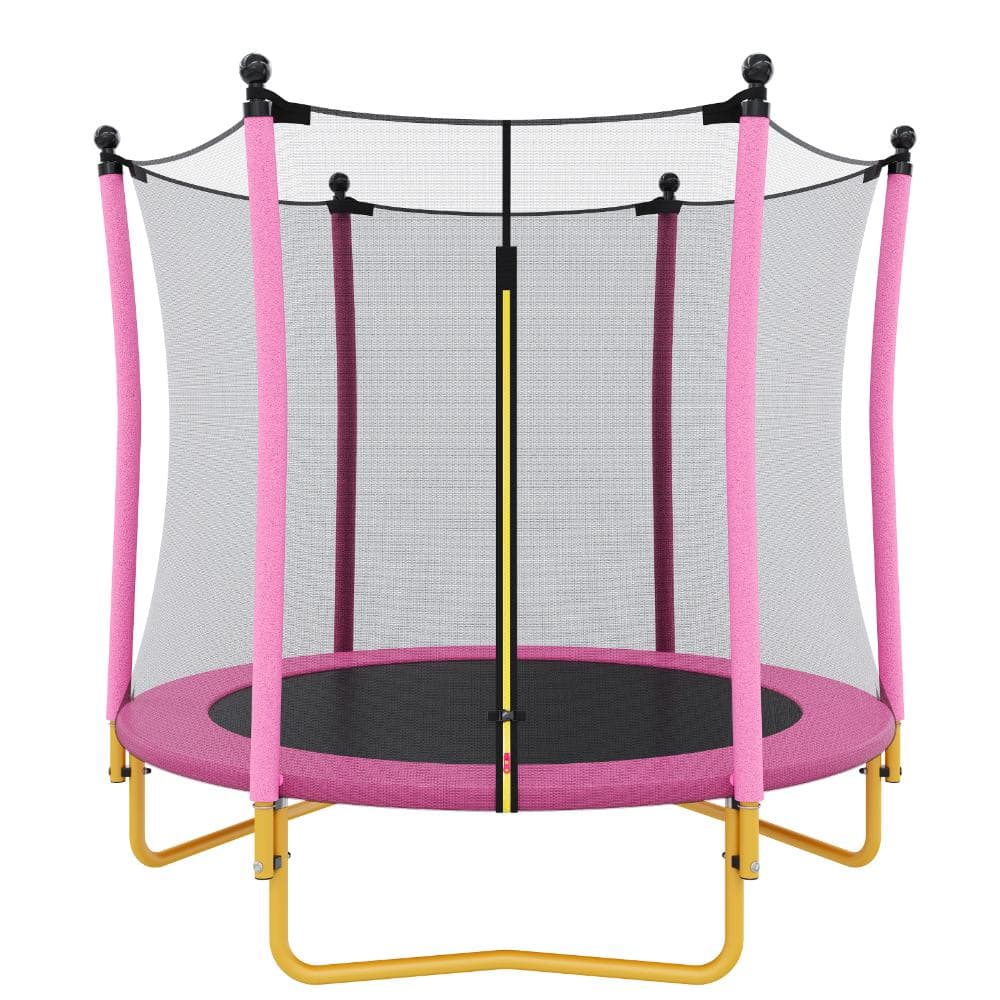 5.5 ft. Indoor Outdoor Kids Trampoline Toddler Trampoline with Enclosure price history on PriceWatchPro