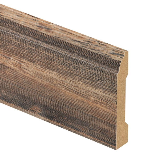 Zamma Weatherdale Pine 9/16 in. Thick x 3-1/4 in. Wide x 94 in. Length Laminate Wall Base Molding