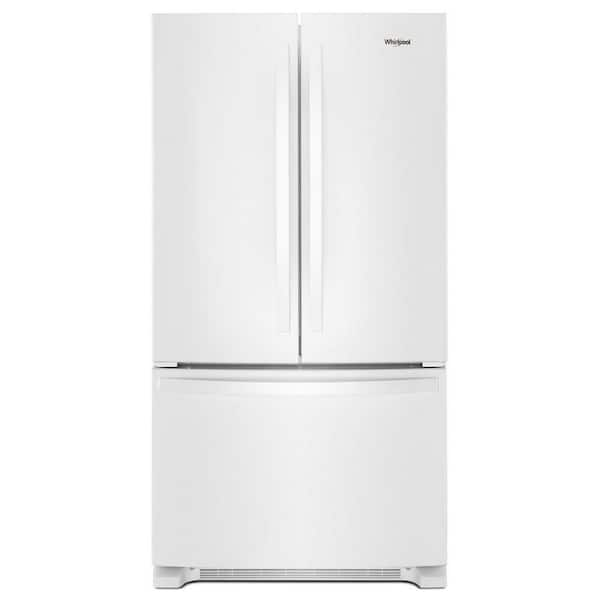 Whirlpool 35 in. 25.5 cu. ft. Counter Depth French Door Refrigerator in ...