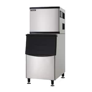 700 lbs. Commercial Freestanding Full Dice Ice Maker in Stainless Steel