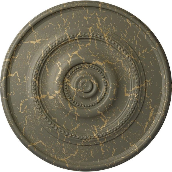 1-1/8 in. x 24-3/8 in. x 24-3/8 in. Polyurethane Traditional Reece Ceiling Medallion Moulding