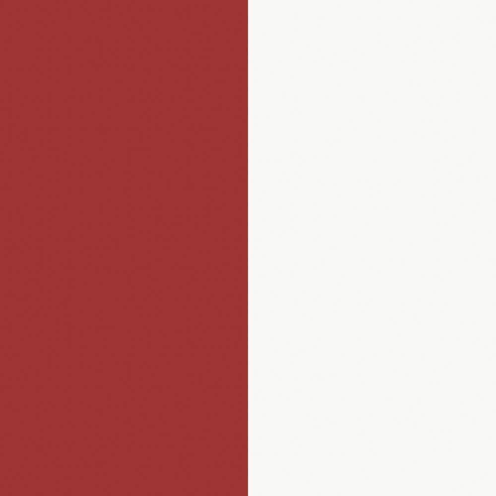 Smart Stripes 3 Red/White Widest Stripe Matte Finish Non-Pasted Vinyl on No