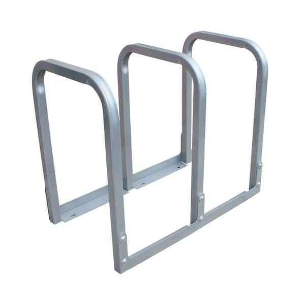 Dero U-Lockit 6-Bike 34 in. Galvanized Surface Mount Bike Rack