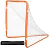 Lacrosse Goal, 6' X 6' Lacrosse Net, Portable Lacrosse Goal With Carry Bag, Fiberglass Rod Backyard Lacrosse Training Equipment, Easy Setup Collegiate Goal, Perfect For Youth Adult Training | US