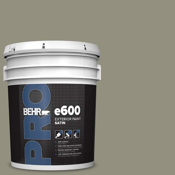 5 gal. #N350-5 Muted Sage Satin Exterior Paint