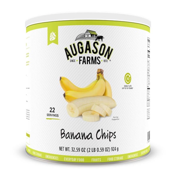 AF Fruit Banana Chips 33 oz. #10 GF