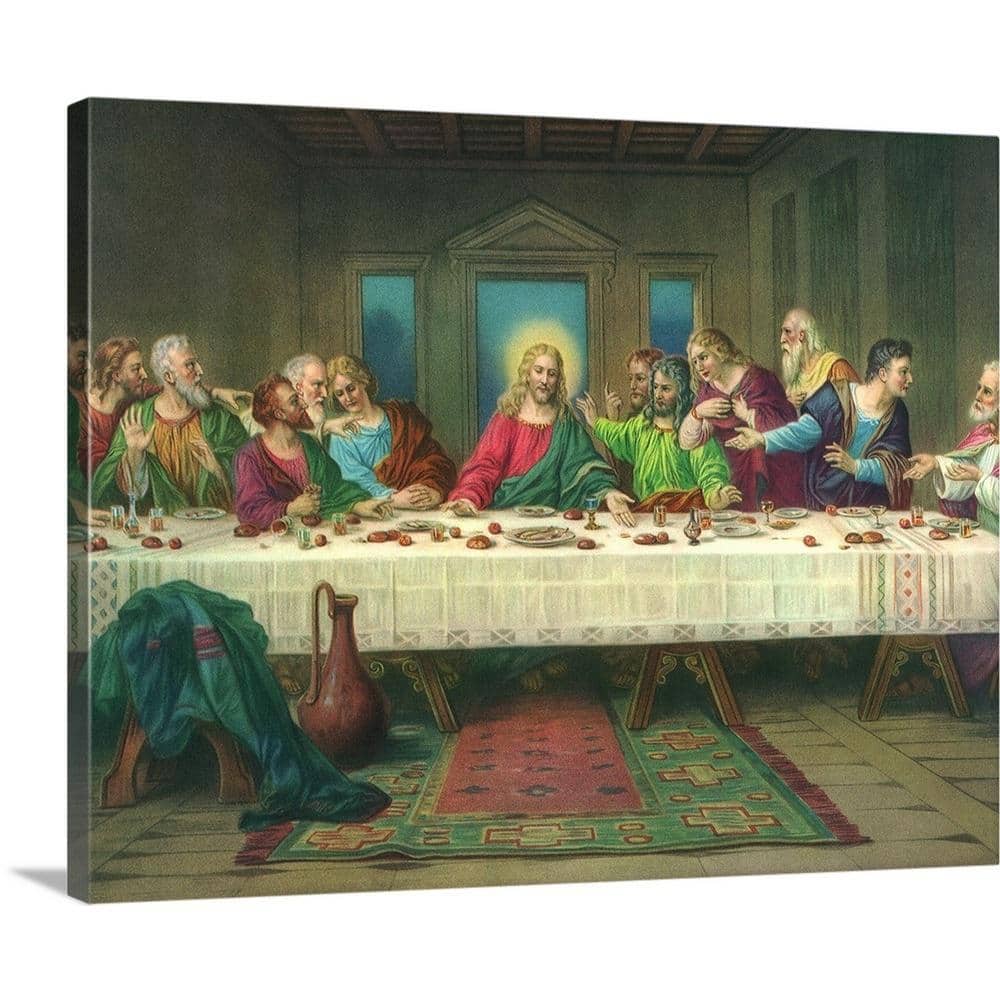 Avengers Last Supper Marvel Comic Heroes Framed Canvas Home Decor Wall –  The Force Gallery