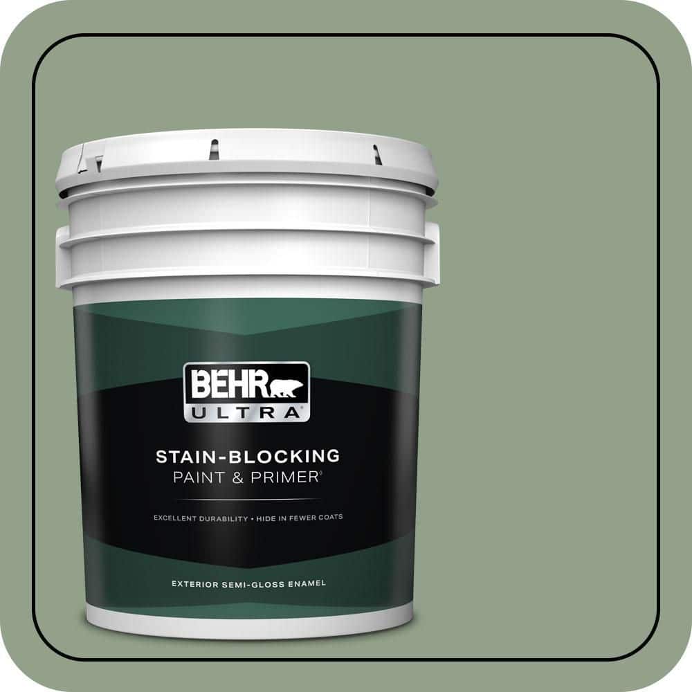 5 gal. #440F-4 Athenian Green Semi-Gloss Enamel Exterior Paint & Primer price history on PriceWatchPro