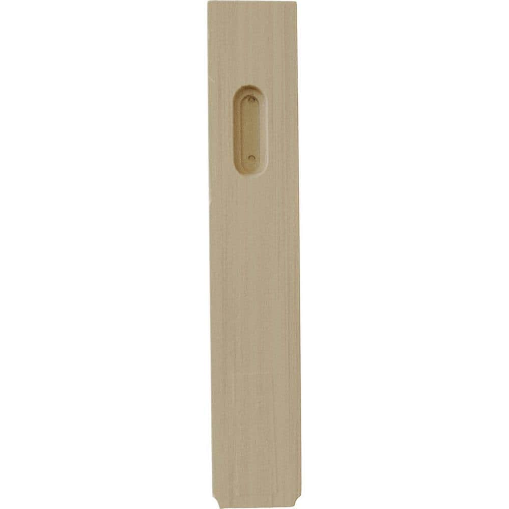 10" Unfinished Rubberwood Decorative Corbel Bracket