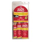 1 in. Pro Thin Angle Sash, 1-1/2 in. Angle Sash, 2 in. Nylon/Polyester Flat Paint Brush Set (3-Pack)