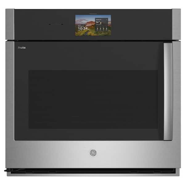 Profile 30 in. Smart Built-in Convection Single Wall Oven w/ Left-Hand Side-Swing Doors, No Preheat Air Fry + Microphone