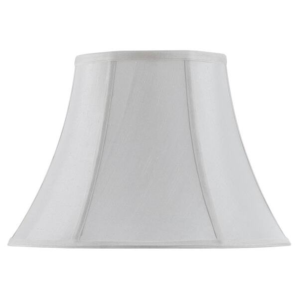 White Bell Fabric Lamp Shade Sh 8104, White Lamp Shades At Home Depot