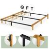 Zinus Austin Twin/Full/Queen Metal And Wood Compack Adjustable Bed ...