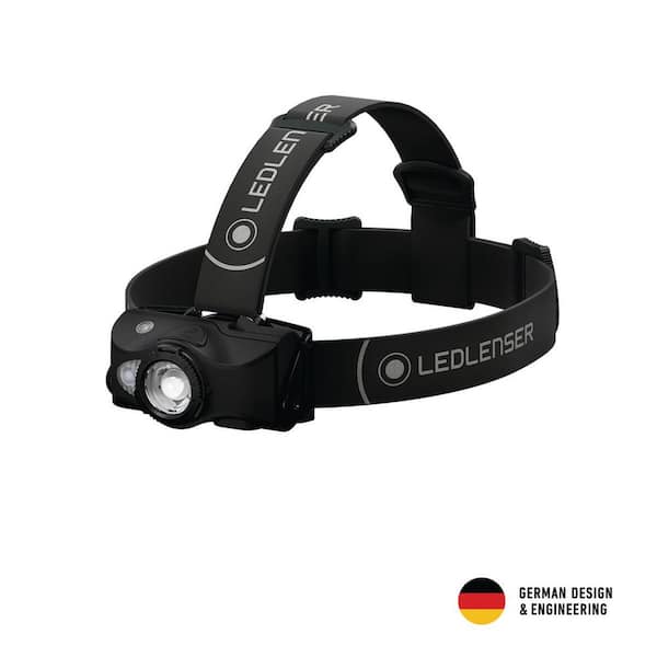 LEDLENSER MH8 LED 600 Lumen Magnetically Rechargeable Multi Color Headlamp with Focusing Optic