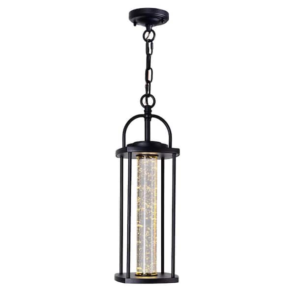 Greenwood LED Outdoor Black Pendant