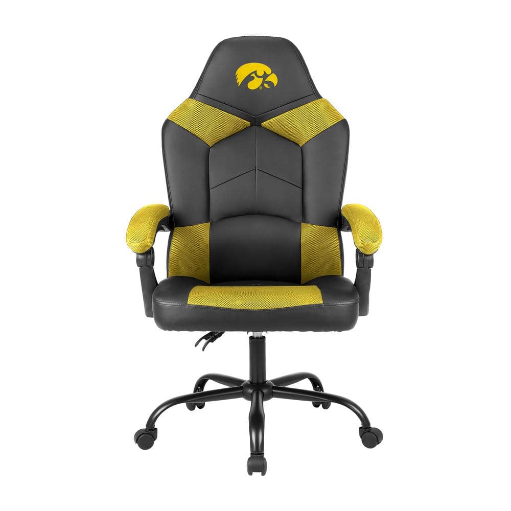 Black and yellow office chair discount