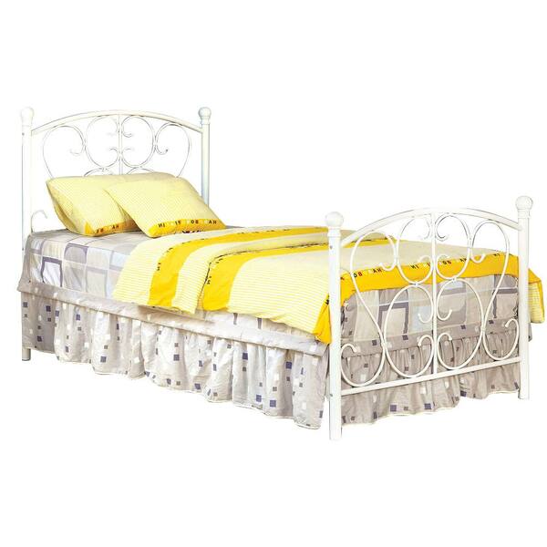 William's Home Furnishing Alice White Twin Bed