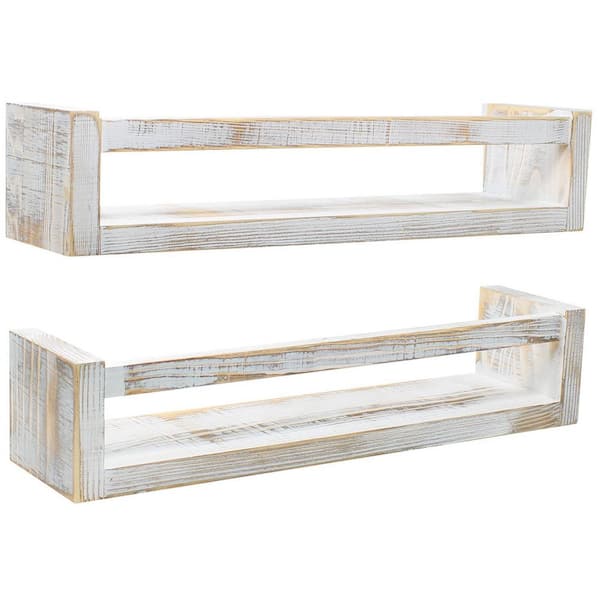 Farmhouse Shelf with Chunky Brackets