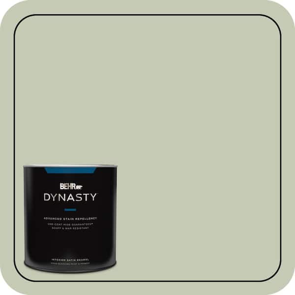 BEHR DYNASTY 1 qt. #420E-3 Spring Hill Satin Enamel Interior Stain-Blocking Paint & Primer