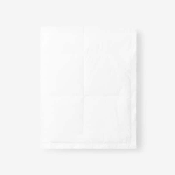 LaCrosse Down White 1-Size Throw Blanket