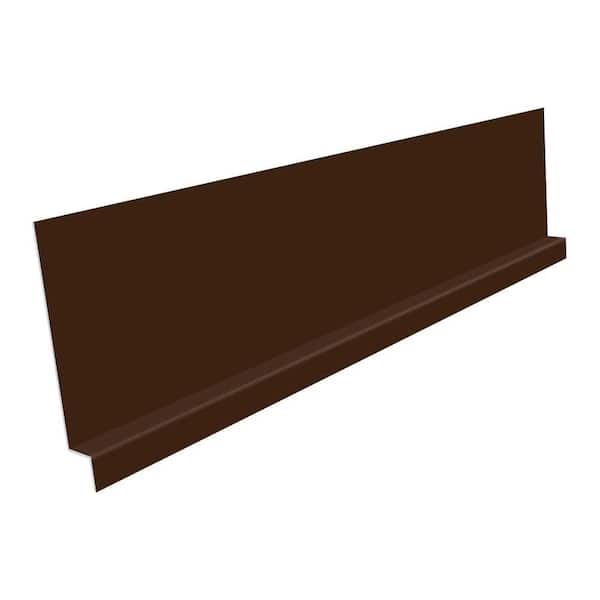 Gibraltar Building Products 3/8 in. x 10 ft. Galvanized Steel Z Bar Flashing in Brown