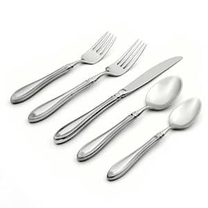 Sheraton 5-Piece Silver 18/10-Stainless Steel Flatware Set (Service For 1)