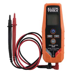Stalwart Digital Volt Meter with Backlit Display and Needle Probes for  AC/DC Voltage, DC Current, and Wire Continuity (Red) 75-HT2005 - The Home  Depot
