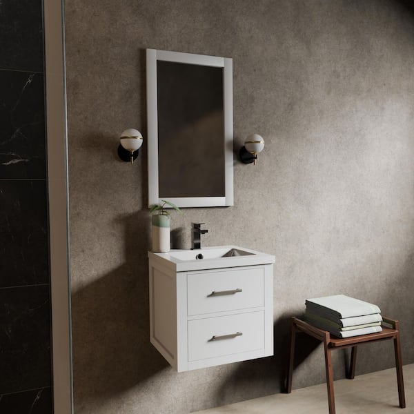 Sherman 20 in. Bath Vanity Cabinet without Top in White Assembled
