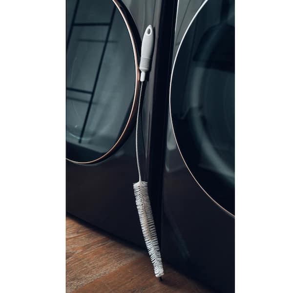 Jandel 30-Inch Long Flexible Dryer Vent Cleaner & Refrigerator Condenser Coil Brush Auger Lint Remover, Adult Unisex, Size: 76.5, Black